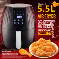 Touch Screen Stainless Steel 5.5L Air Fryer Oven